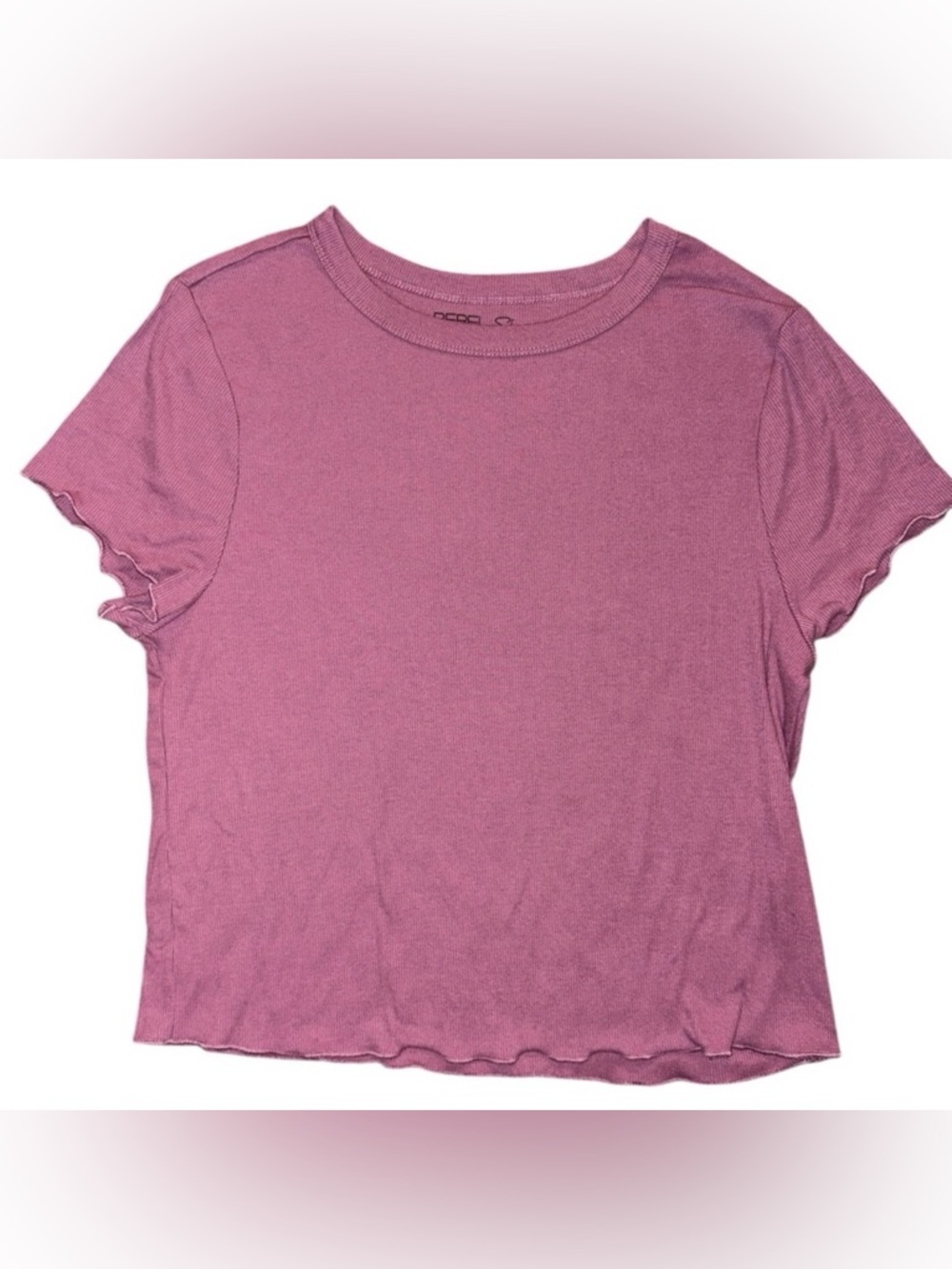 Rebel Sky Casual Mauve Short Sleeve Tee